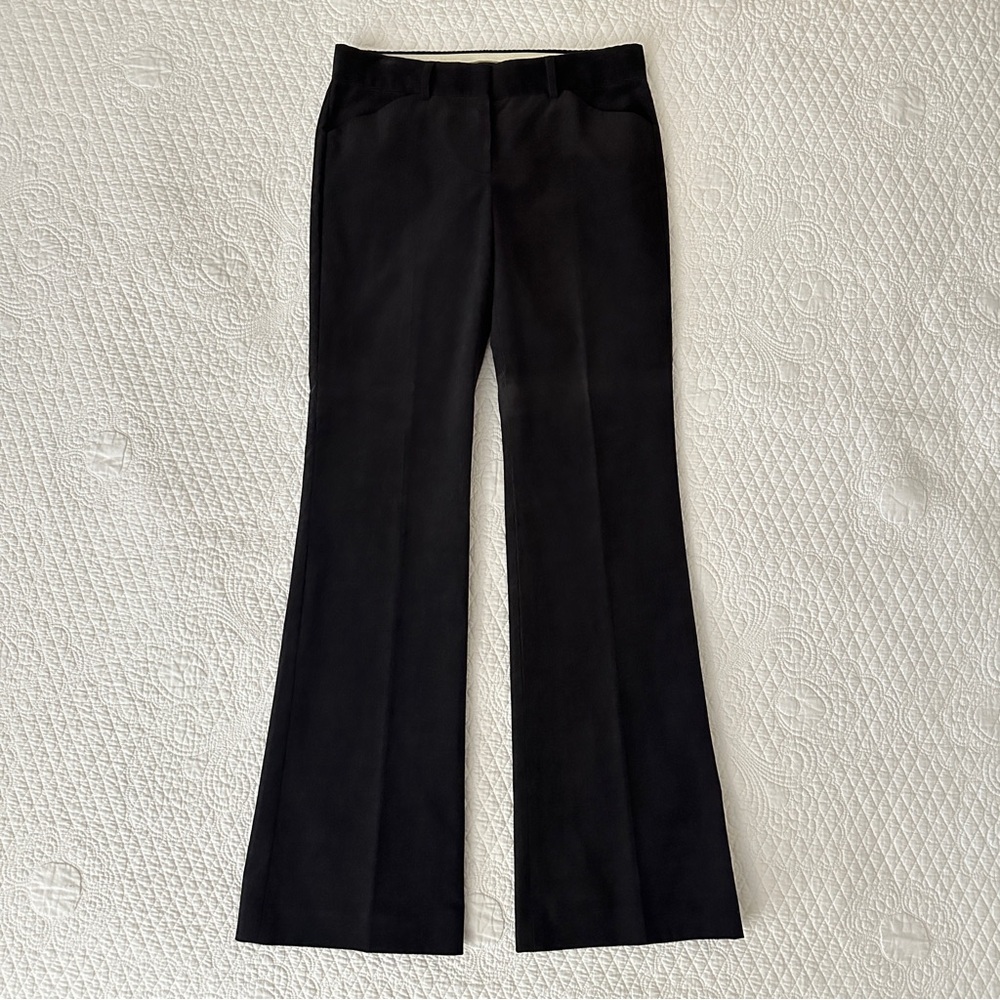 Theory Max C Corduroy Flare Dress Pants Trousers Dark Brown Women’s Sz 6 - Picture 13 of 13